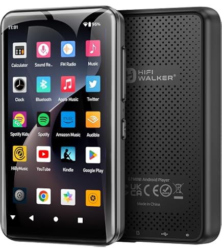 Amazon.com: MP3 Player with Bluetooth and WiFi, Music Player with